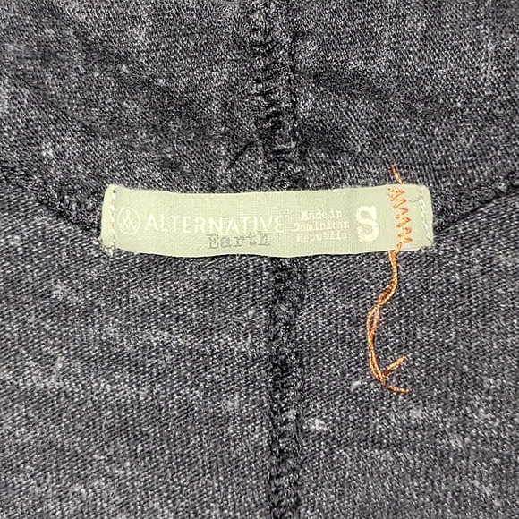 Alternative Earth Size Small Heather Gray Open Cardigan - Picture 2 of 5